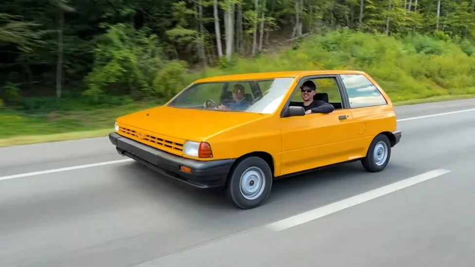 This Man Says He Has Made the Widest Street Legal Car in the World From a Ford Festiva