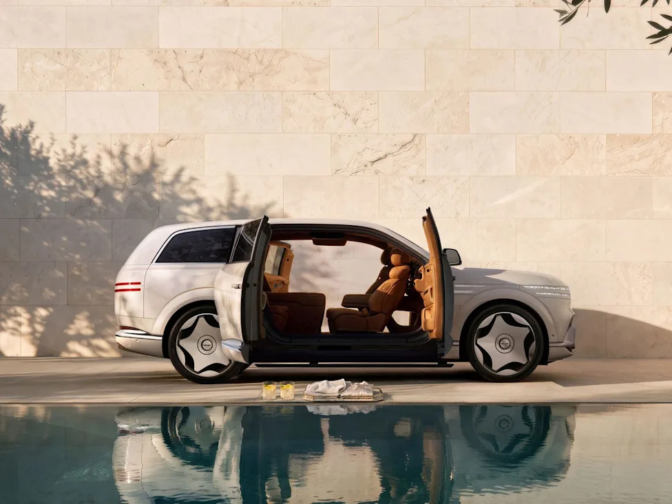 Genesis’ New Flagship SUV Goes All Out with Available Coach Doors and a Crazy Interior