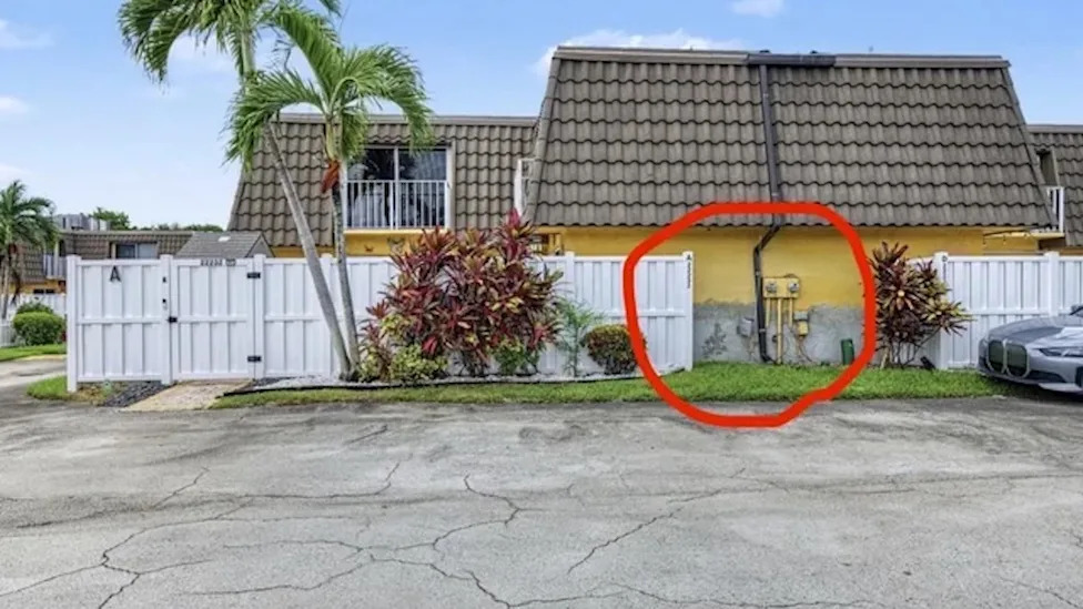 Florida homebuyer gets reality check after looking at property's exterior meter