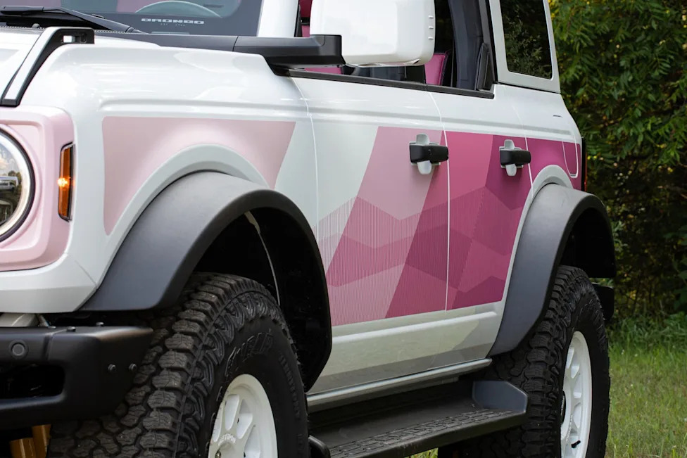 This Pink Ford Bronco Looks Inspired by Barbie, but Is Actually a Tribute to Utah's Great Salt Lake