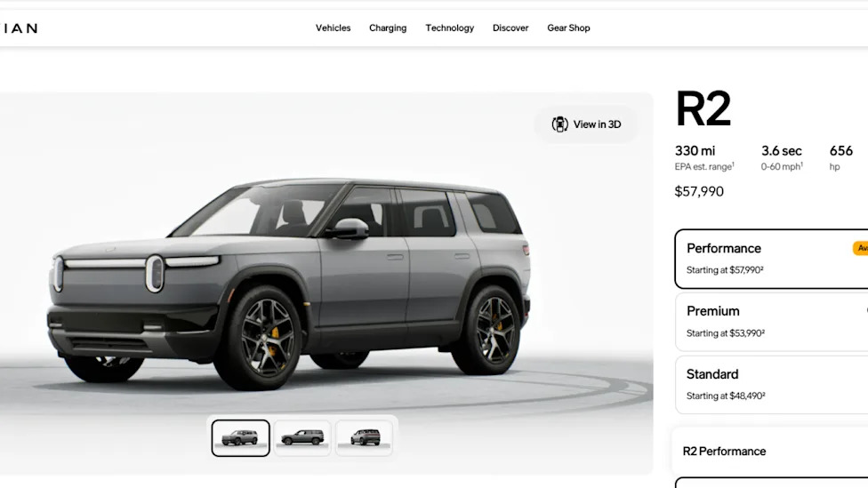 Rivian’s R2 Is Affordable… Until You Start Ticking Options Boxes