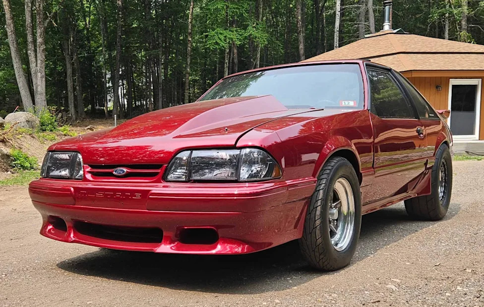 Ford, Ford Mustang, Hatchback, This 414-Stroker 1989 Ford Mustang LX 5.0 Hatchback Is a Fox-Body Drag Weapon Chasing Bids on Hagerty Marketplace