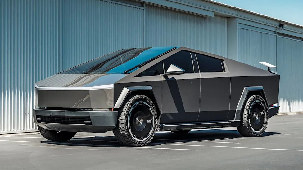 Tesla Cybertruck 24-Inch Retro Disc Wheels Cost As Much As A Used Mustang