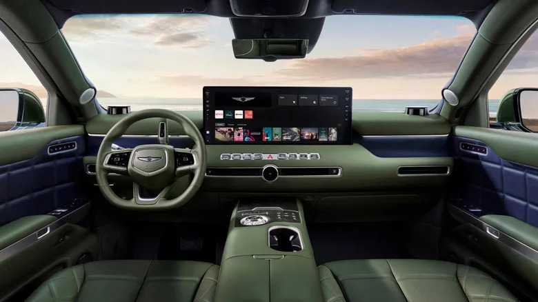 Genesis' GV90 NeoLun Is A Luxury Electric SUV With Heated Floors And Coach Doors