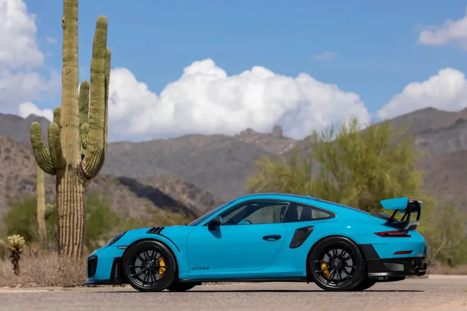 No Reserve: This 9,000-Mile Porsche 911 GT2 RS Weissach Is Up for Bid on Bring a Trailer