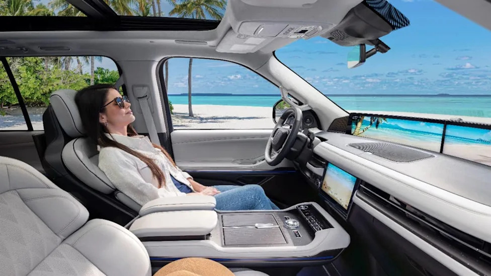 Lincoln Says Its Giant 48-Inch Screen Can Actually Reduce Stress