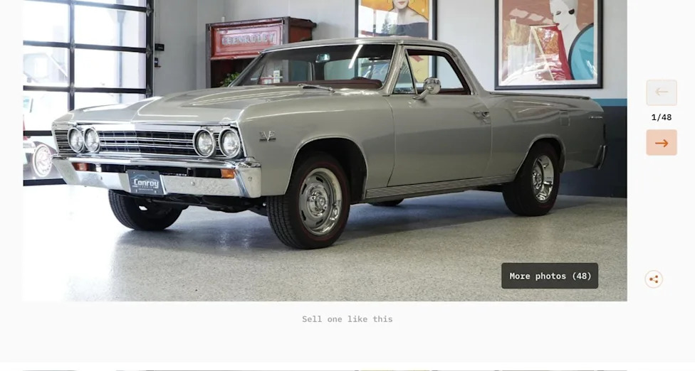 Big-Block 1967 Chevrolet El Camino Pairs 454ci Muscle With Modern Comfort on Motorious
