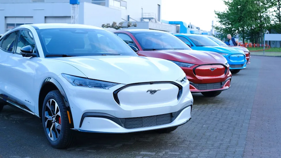 Ford recalls 86,543 Mustang Mach-E EVs after rear window trim can fly into traffic