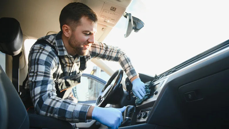 How You Should Clean Your Car's Touch Screen (And Mistakes You Need To Avoid)