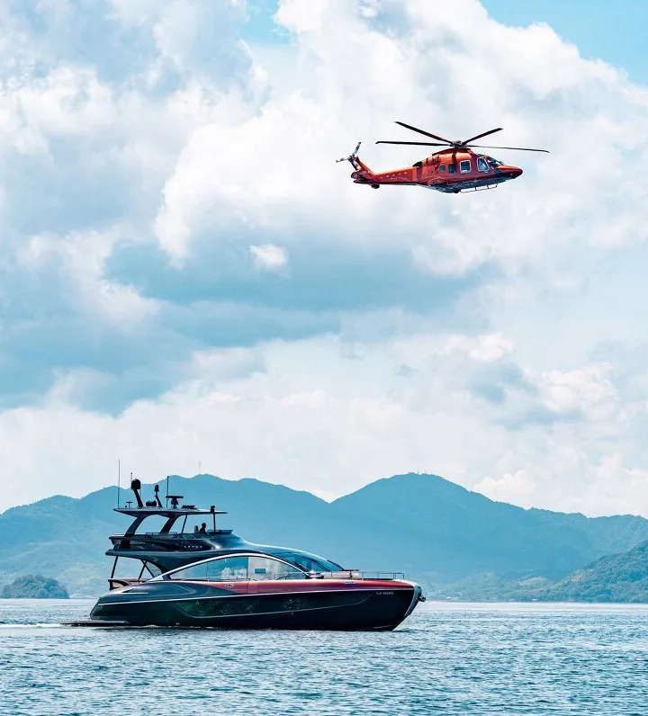 The 68-Foot Lexus Luxury Yacht Has Officially Left The Harbor