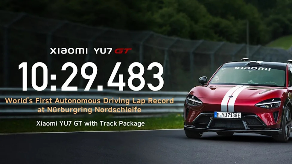 No Driver? No Problem! The Xiaomi YU7 Has Lapped the Nurburgring With No Driver at the Wheel
