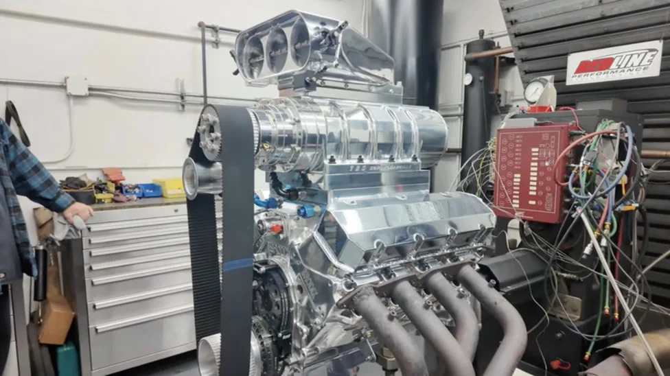 Chevy, This 1,400 HP Supercharged Big Block Chevy Engine Wasn't Built For A Car