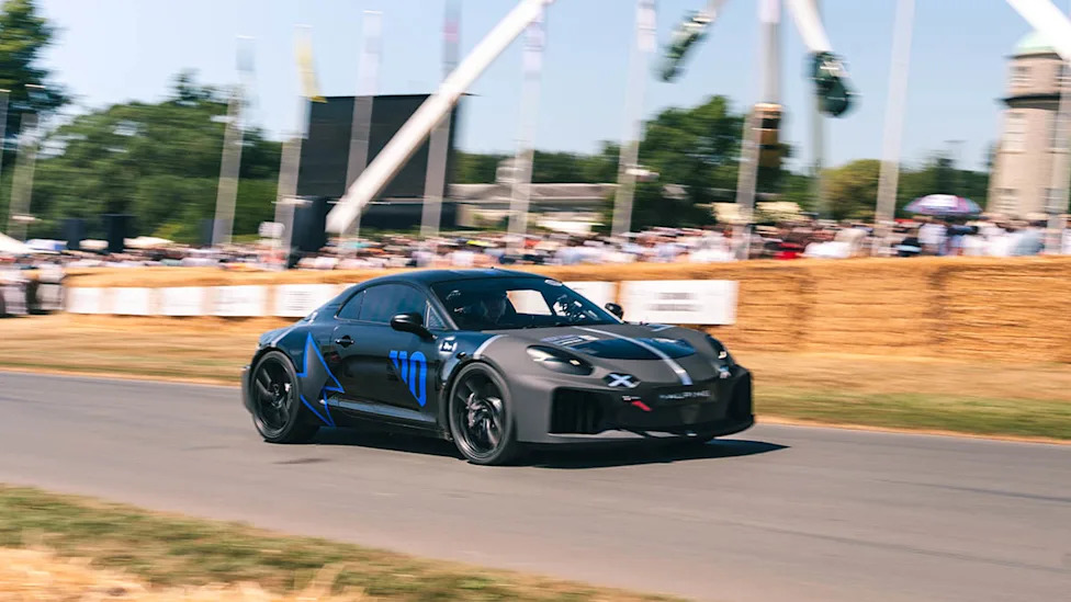 Alpine, Alpine’s All-Electric A110 Just Made Its Debut at the Goodwood Festival of Speed