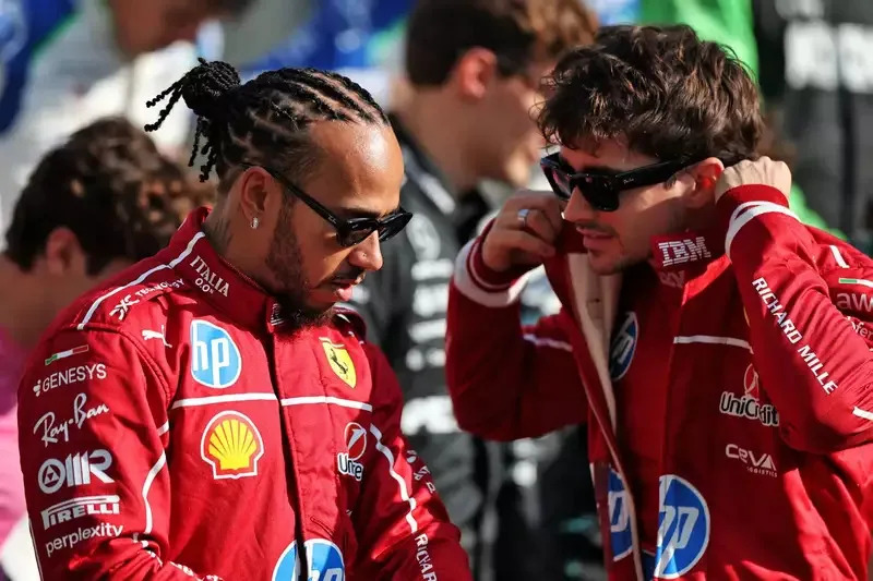 Hamilton and Leclerc react to Ferrari’s first-ever EV: 'I like that electric sound!'