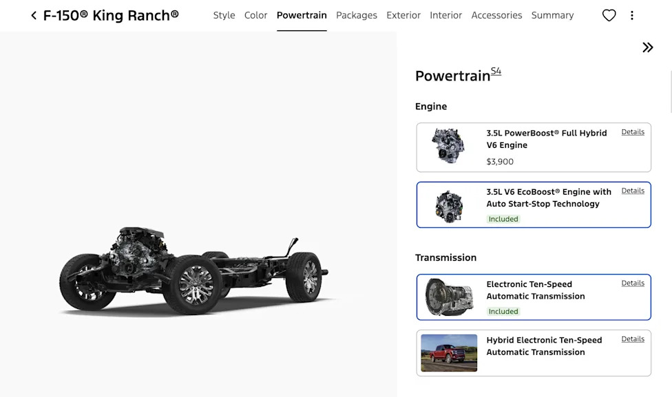 Ford Drops V8 From Top-Spec F-150 King Ranch, Platinum