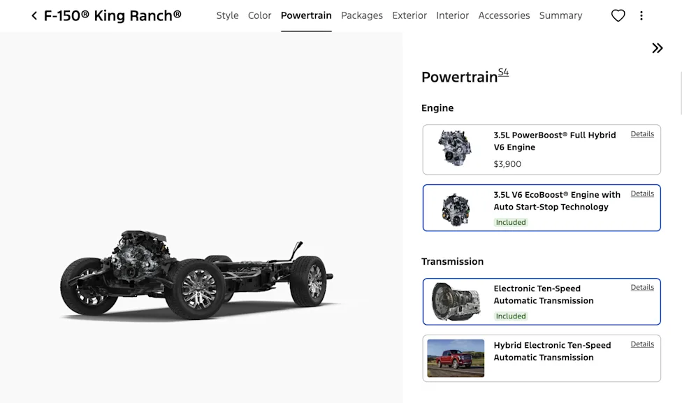 Ford Drops V8 From Top-Spec F-150 King Ranch, Platinum