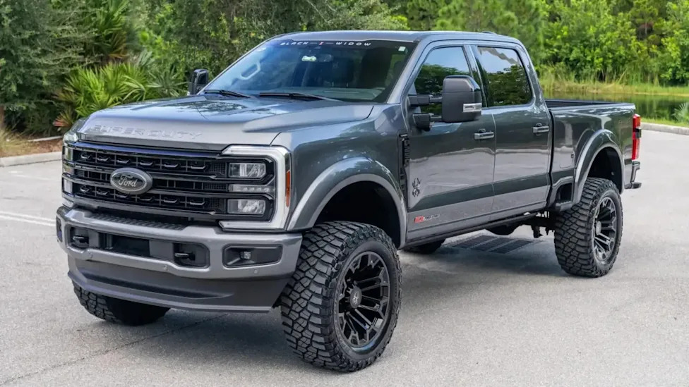 This Ford F-250 Super Duty Black Widow Depreciated $39,000 In Two Years