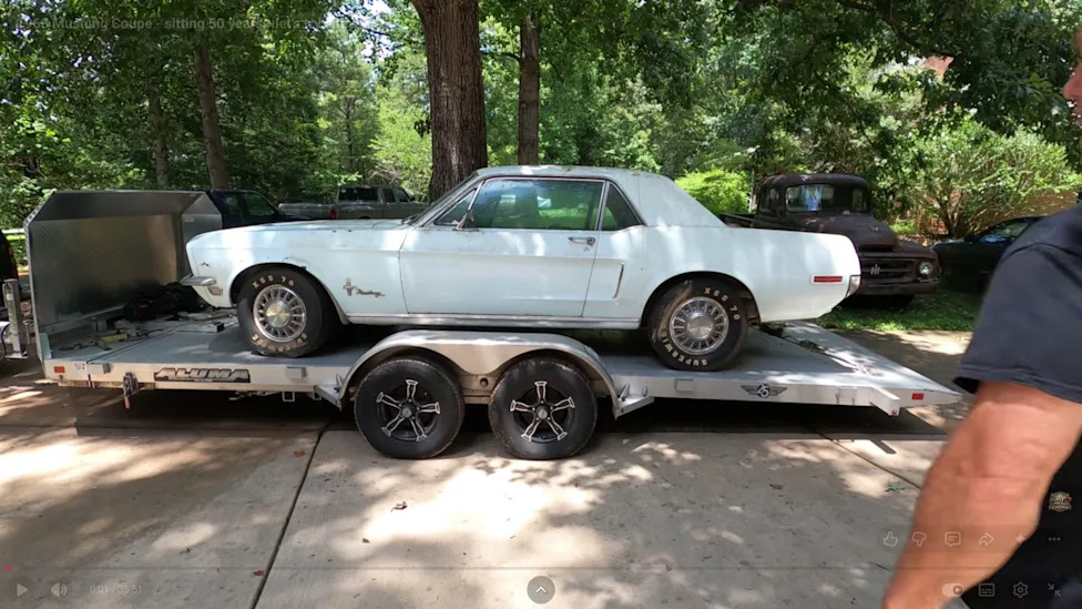 1968 Mustang Coupe Was Parked 50 Years Ago — Can It Be Brought Back To Life