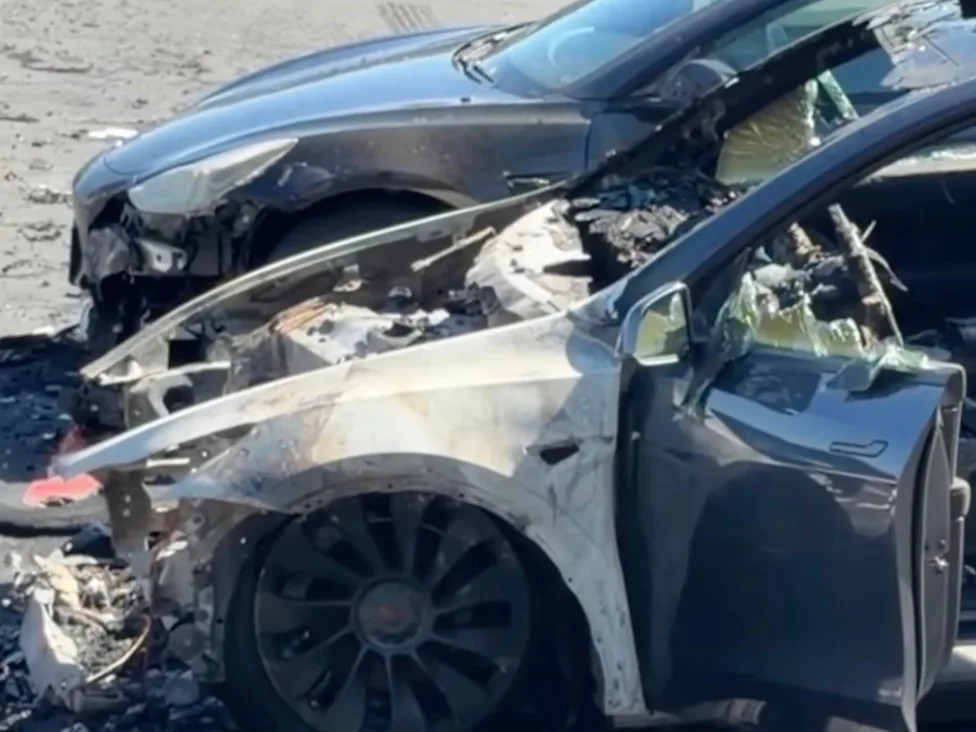 Four Teslas Caught Fire, But It Wasn’t the Worst-Case Scenario