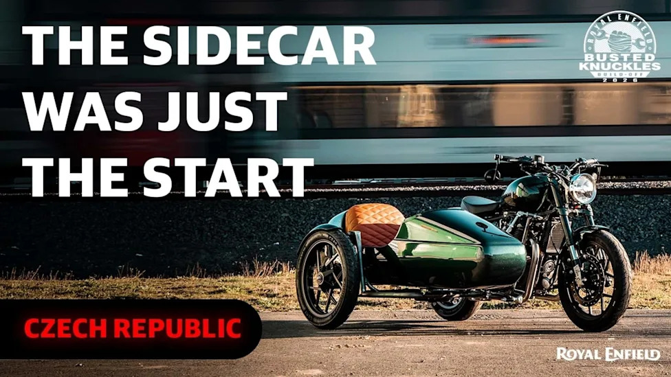 When's The Last Time You Saw A Royal Enfield Sidecar? Well, Now You Have
