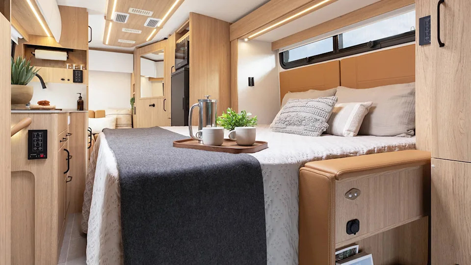 This Camper Van Has a Murphy Bed to Maximize Space Onboard