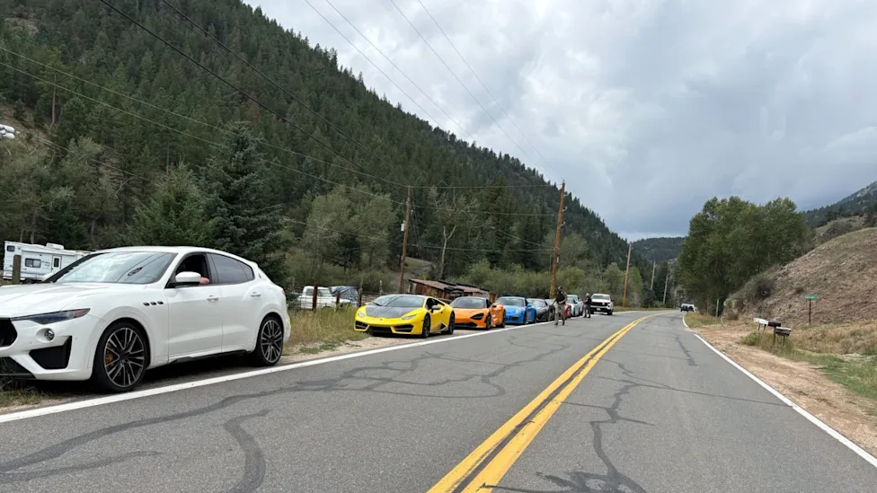 Seven Supercars See a Colorado Cruise Turn Into a $1,680 Lesson After Speeding: 