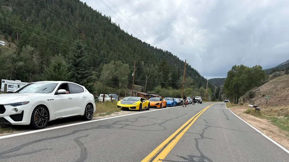 Seven Supercars See a Colorado Cruise Turn Into a $1,680 Lesson After Speeding: "Today, They Got the Red Flag"
