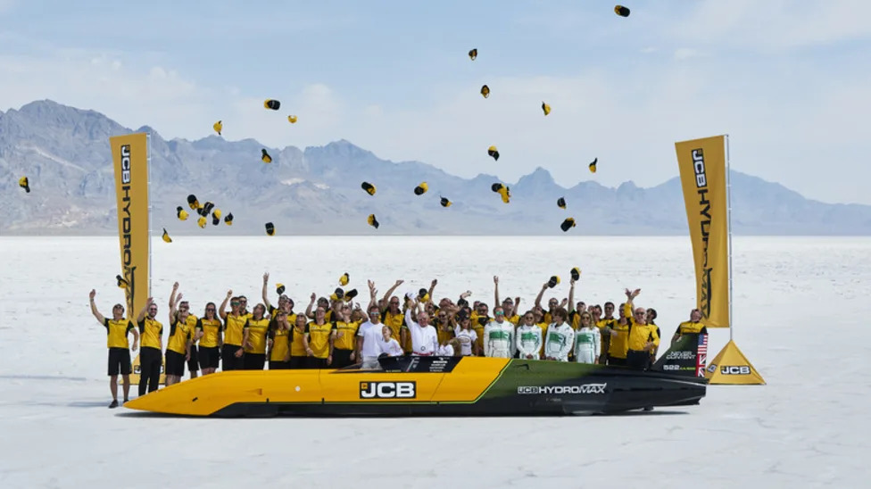 Hydrogen-Engine Car Blows Through Two Speed Records In Just One Week