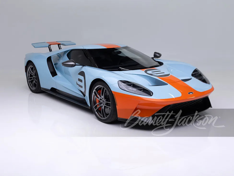 No-Reserve 2019 Ford GT '68 Heritage Edition Heads to Barrett-Jackson Scottsdale