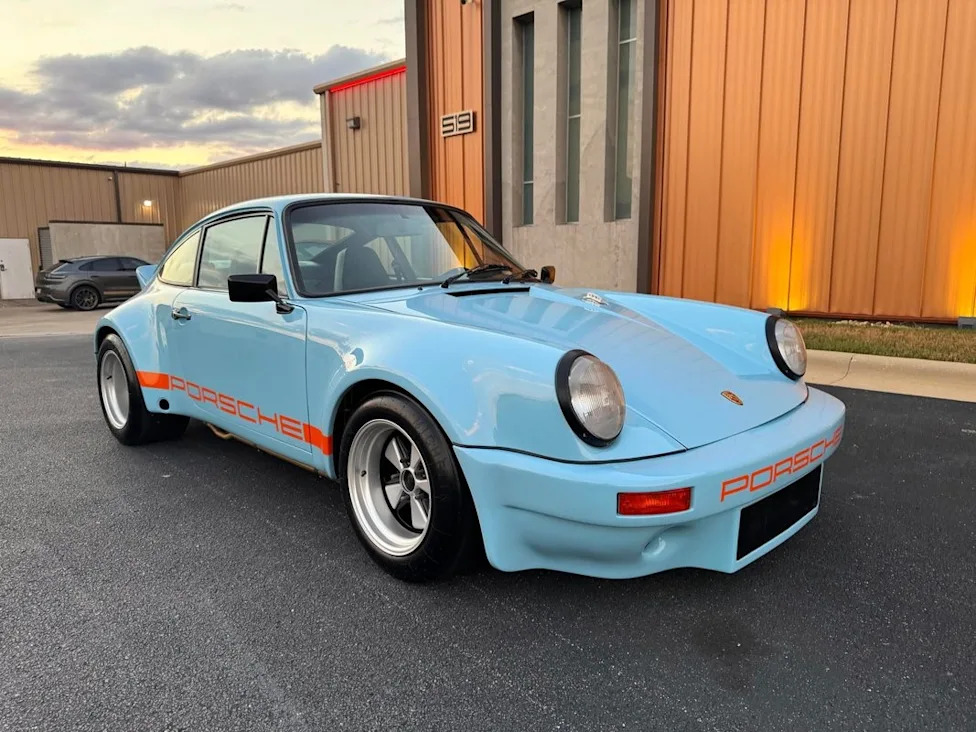 Gulf Blue 1974 Porsche 911 RSR Tribute Is an Eye-Catching Slice of Racing Heritage