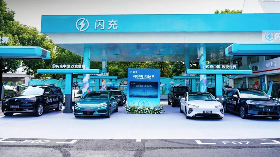 Oil Company Works With Chinese EV Giant To Turn Gas Stations Into EV Charging Hubs