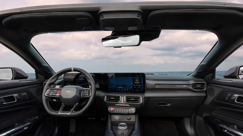 Ford Chops The Roof Off The Mustang Dark Horse SC So You Can Hear The Supercharger Better