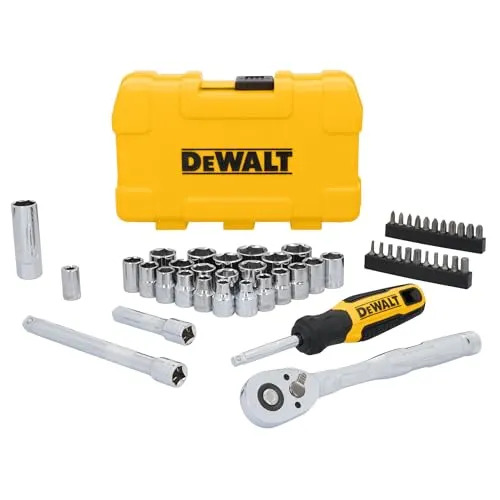 Mechanics Call DeWalt's 50-Piece Tool Set a 'Go-To Kit' for Working on Cars, and It's $40 at Amazon