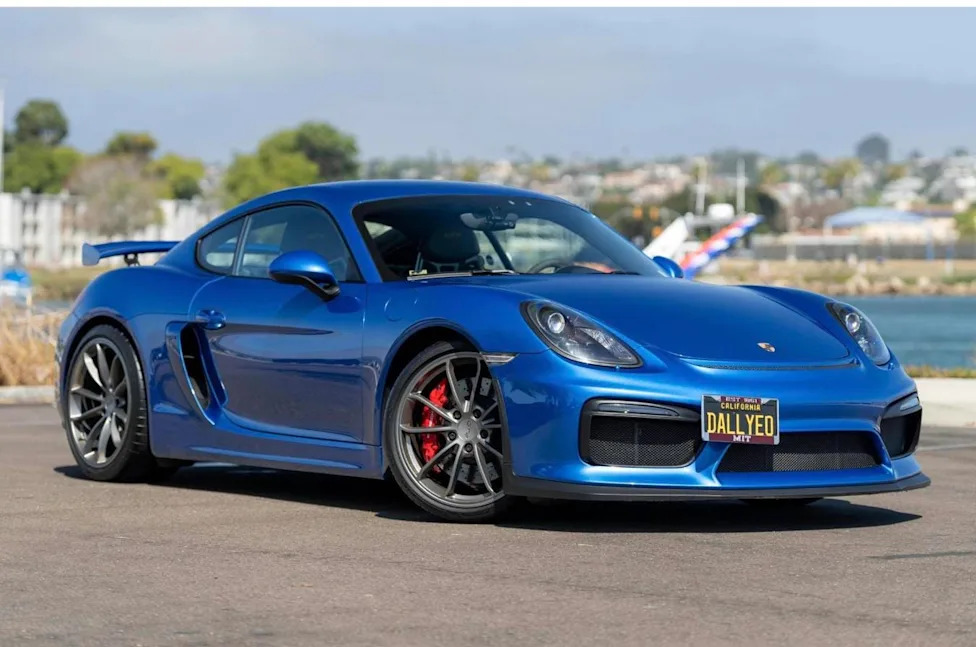No-Reserve 2016 Porsche Cayman GT4 With a Diplomatic Backstory Chases Six Figures on Cars &amp; Bids