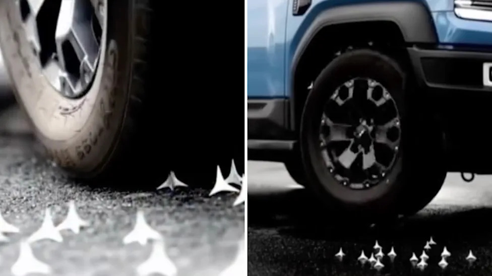 BYD, SUV, Footage of BYD SUV continuing on after tire blowout stuns viewers