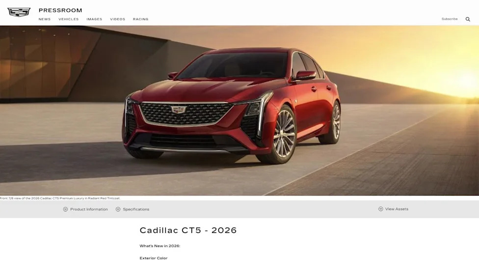 Cadillac, SEAT, Cadillac's Brand-New CT5 Just Failed Crash Testing, and Whoever's in the Back Seat Should Know Why