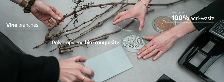 Stellantis turns waste vine fibres into interiors material