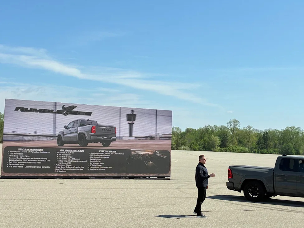 Ram takes 'hold-my-beer' gamble with 3 new Rumble Bee muscle trucks