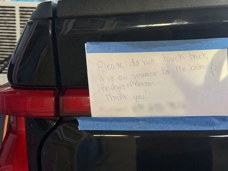 Hawai'i bakery says Ford F-150 Lightning ran freezers for 2 days amid Hurricane Lowell