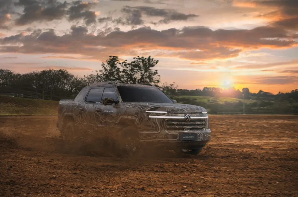 Volkswagen Teases Hybrid Version of Its Next-Gen Amarok Pickup Truck. Will It Come to America?