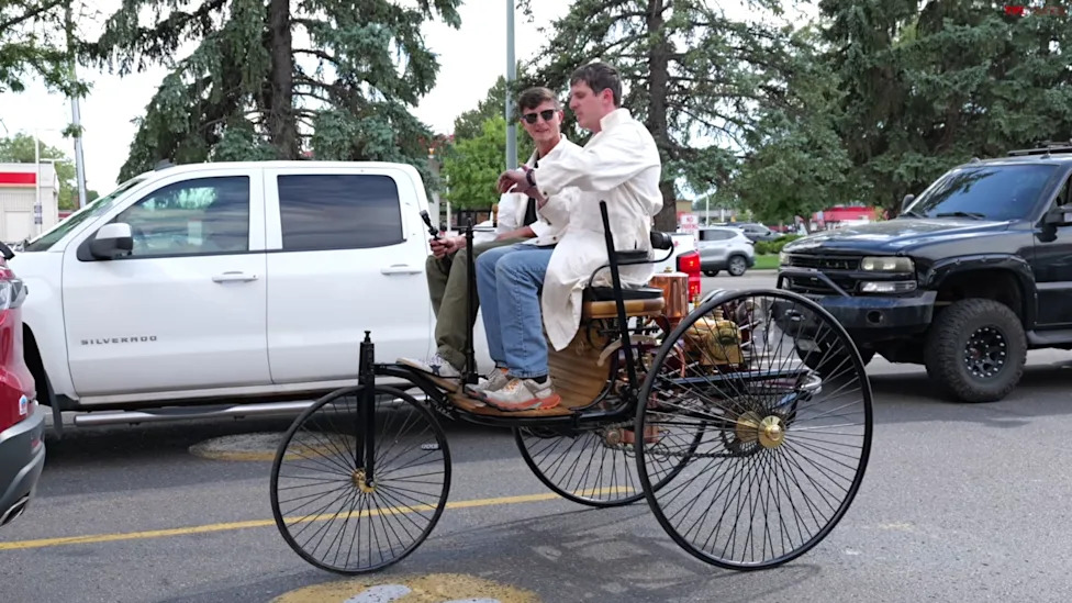 No Food For You! YouTubers Driving The World's Oldest Car Rejected By McDonald's Drive-Through