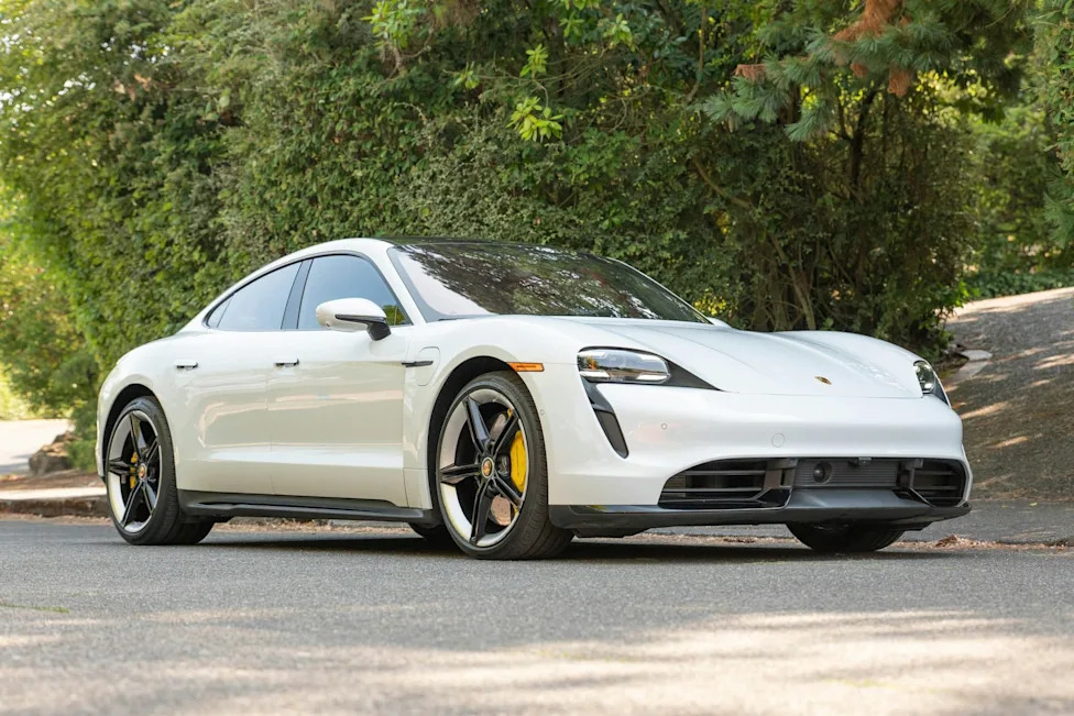 Porsche, Porsche Taycan, This 24k-Mile 2020 Porsche Taycan Turbo S Is Chasing Bids on Hagerty Marketplace