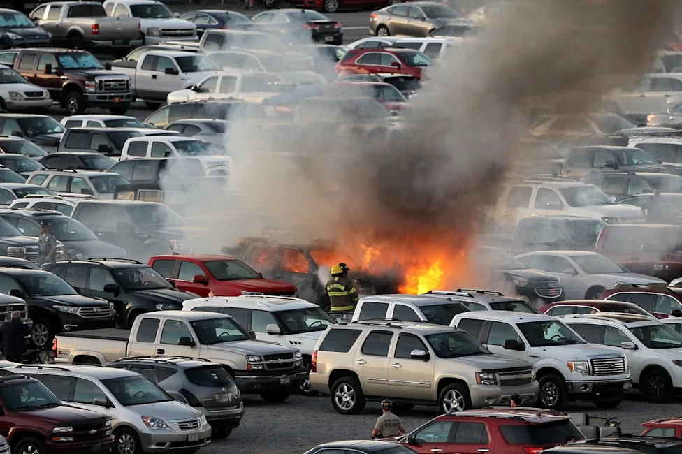 Millions of cars are being recalled after bursting into flames while simply parked outside