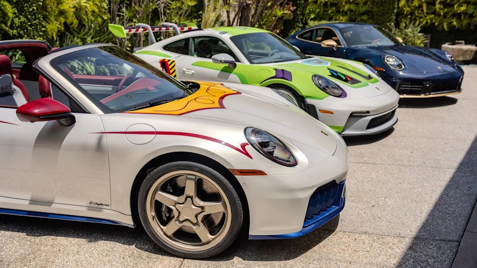 Porsche, Three 1-of-1 Porsche ‘Toy Story’ edition cars debut at ‘Toy Story 5’ premiere in Los Angeles