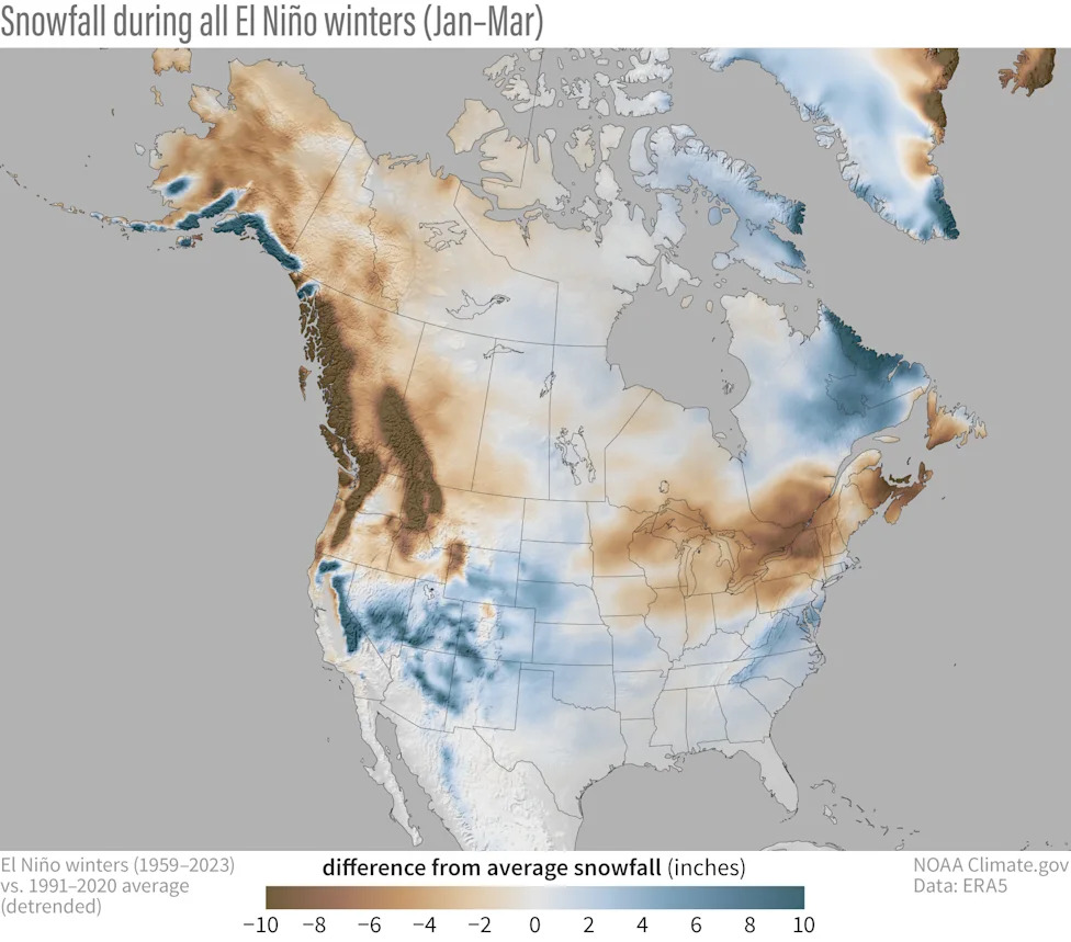 Super El Niño Map Shows Where Drivers Face ‘Significant Snow’ This Winter
