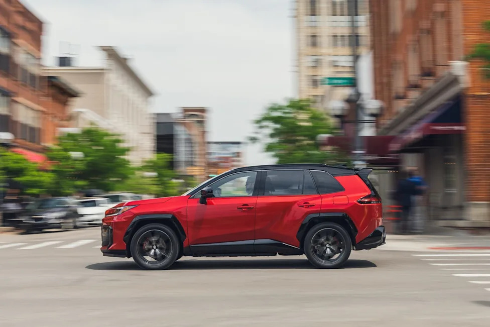 We Tested Toyota’s Extra-Sporty RAV4, Which Has 324 HP, a Huge Rear Wing, and a Lowered Suspension