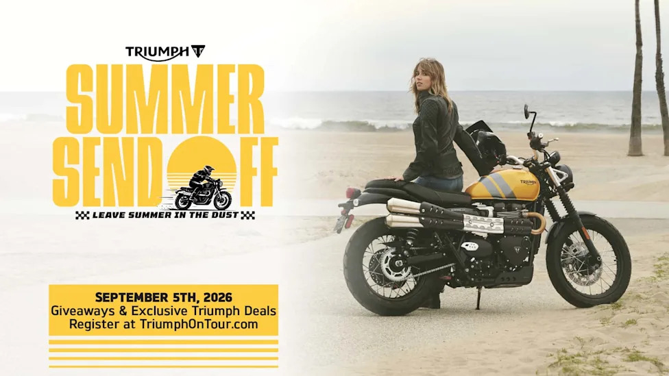 Triumph's Beer Can Chicken &amp; Summer Send-off Dealer Events. End The Season On A High