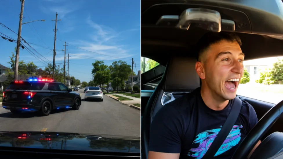 Tesla, SUV, This Tesla Driver’s Road Rage Went From Bad to Worse—And a Hidden Police SUV Was Waiting