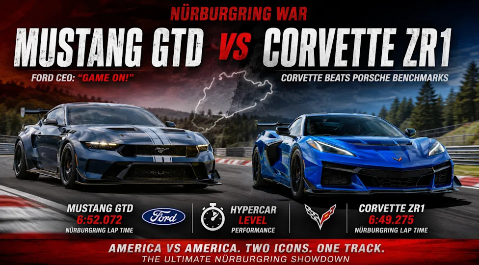 Ford, Chevy, Ford vs Chevy Just Went Nuclear at the Nürburgring — And American Muscle Fans Are Picking Sides