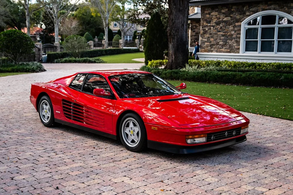 Ferrari, Ferrari Testarossa, Rosso Corsa 1990 Ferrari Testarossa With Fresh Major Service Heads to Auction